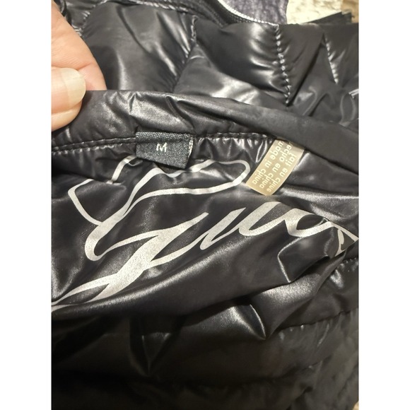 GUESS Mica Metallic Puffer Jacket Women's Medium No Hood - Picture 11 of 13